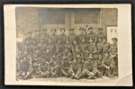 WWI Royal Engineers Group Photo Postcard France/Belgium c1915 Soldier Circled