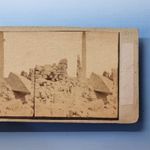 Karnak Stereoview C1860 Real Photo Egypt Fallen Obelisk By Frith