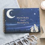 Wicca Themed Moon Gazing Hares Baby Record  Keepsake Memory & Moments Book