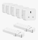 5 Remote Control Plug Sockets 13A Wireless Power Switch Lights Appliances Set