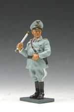 KING AND COUNTRY LAH019B - GERMAN OFFICER WITH BATON  - LEIBSTANDARTE 1:30