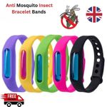 Anti Mosquito Insect & Bug Repellent Bracelet Bands Silicone Wristband 1- 10 PK