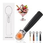Heated Ice Cream Scoop Rechargeable Electric Warming Scooper LED Display