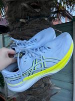ASICS GT-2000 14 Men’s Running Trainers Grey/Yellow Cushioned Mesh UK 8.5