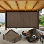 Grommets Shade Cloth Rectangle Shade Sail Sunblock Mesh Cover Garden