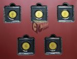 Queen Elizabeth II Set in Gold 5 X 1/1000 Oz 999 Gold Coins 12 Dollars Liberia