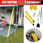 For Fiamma F45S Tie Down S Kit Caravan Awning Canopy Wind Storm Straps Yellow