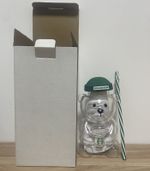 2026 Starbucks Bearista Bear Series Glass Bear Cup Limited Edition 500ML/20oz UK