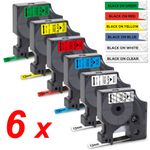 Dymo D1 Label Tape 45013 45010 40913 12mm 9mm 6mm for Label Mananger 160 280 PnP