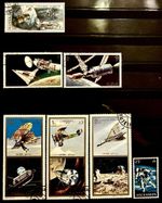 SPACE ASTRONAUT ROCKET THEMATICS TOPIC STAMPS SCHOOL ARAB UAE ASCENSION 04230325