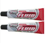 Topseal Fast Drying Vulcanizing Cement Fluid Tyre Repair Glue 16.5ml Tubes x 2