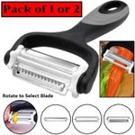 Multi-Functional Fruit Vegetable Potato Peeler Slicer Grater 3 in 1 Kitchen Tool