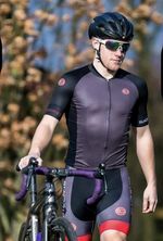 Men’s Cycling Jersey Short Sleeve Professional Shirt Biking Sundried Large