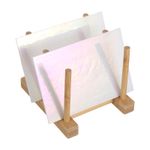 2 Sheets 4 x 6 Inch Stained Glass Sheets Art Glass Milky White Fantasy