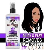 Tape Keratin Bond Remover Glue Hair Extensions Pre Bonded Remy Fast & Easy 50ml