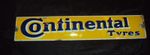 VINTAGE GERMAN-MADE CONTINENTAL TIRE PUSH DOOR OLD PORCELAIN ENAMEL SIGN 1930