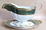 SPODE CHINA HARROGATE Y8237 GRAVY BOAT & UNDERPLATE 1ST QUALITY(6252)
