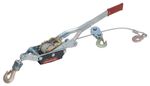 Cable Puller 4 Ton One Hand Winch 3m Cable 3 Hooks Manual Load Tensioner