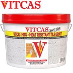 Vitcas Heat Resistant Tile Grout 2.5KG Grey  HRG, Fireplaces Tiles