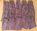 Job Lot x22 Rugby Sports Shorts Maroon Burgundy Traditional Quality 100% Cotton