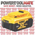Genuine Dewalt DCB184 18v XR 5ah slide battery