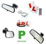 New Learner Driver School Test Driving Exam Instructor Mirror L Plates Pass Kit