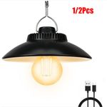 Camping Light LED Tent Lantern Light Hanging Lamp Rechargeable Outdoor Retro UK