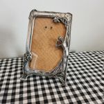 Vintage Art Nouveau Metal Silver Photo Picture Frame Good Condition