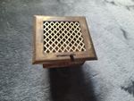 Old Vintage Brass Air Vent Grate