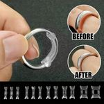 8Pcs Silicone Ring Size Adjuster Invisible Resizer Reducer for Loose Rings UK