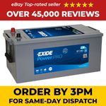 Traction Truck Battery 12V 235Ah 1300CCA Type 625 EF2353 EXIDE PROFESSIONAL PRO