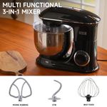 7L Food Baking Electric Stand Mixer 6 Speeds Stainless Steel Mixing Bowl 1400W