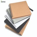 Spiral Scrapbook Album 100 Pages Photo Memory Book Ribbon Baby Birthday Travel