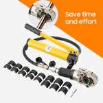 6T Hydraulic crimping pliers Crimping pliers 360°rotatable head Radial press