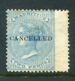 Mauritius #33 Victoria Remainder 2 P. [Mint No Gum]