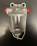 Fuel and Water Trap Glass Bowl Filter R to L Classic Car AC Delco Type  UNF