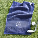 Personalised Golf Towel Mens Ladies Golfer Gift