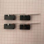 4pcs Micro Switch Waterproof 10A Daier WS2, extra long lever