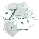M8, M10, M12 & M16 40mm & 50mm x 3/5mm Thick Square Plate Washers Zinc Plated