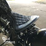 Motorcycle Solo Seat Single Spring Cushion Fit For Harley Honda Bobber Chopper