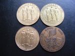 xM387 Finland Kymenlaakso Sports Medals x 4 50mm bronze 
