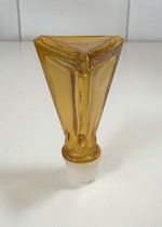 Vintage Stopper For Genie Bottle Decanter Yellow Triangle STOPPER ONLY