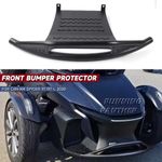 Black Aluminum Front Bumper with Skid Plate For Can-Am Spyder RT RT-L 2020-2025
