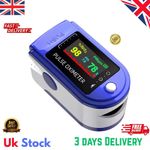 Finger Pulse Oximeter Blood Oxygen Saturation Meter SpO2 Heart Rate Monitor UK