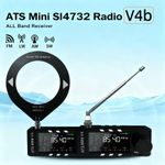 AMNVOLT V4 ATS Mini SI4732 All Band DSP Radio FM AM SSB USB LSB Hi-Z Amp HeadAmp