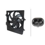 Radiator Fan 8EW366420-221 Hella Cooling 1253H6 1253P8 9675280980 9812028580