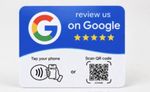 📱 NFC + QR Code Google Review Card – Business Review Card.