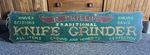Antique Wooden Trade Sign R. Phillips Traditional Knife Grinder Victorian Folk A
