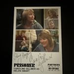 Signed Prisoner Cell Block H Caroline Gillmer  A6 Fan Card