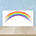 Tulup Kitchen Glass Splashback 100x50 Rainbow
